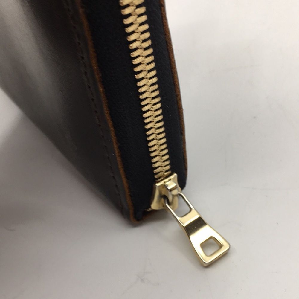 Portland Leather Goods Grizzly Zip Around Accordion Long Wallet - Picture 12 of 17